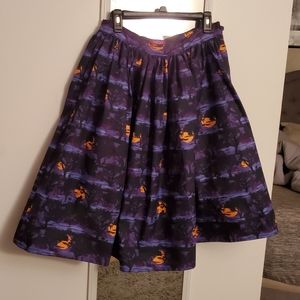 Unique Vintage Monster Wolfman Circle Skirt